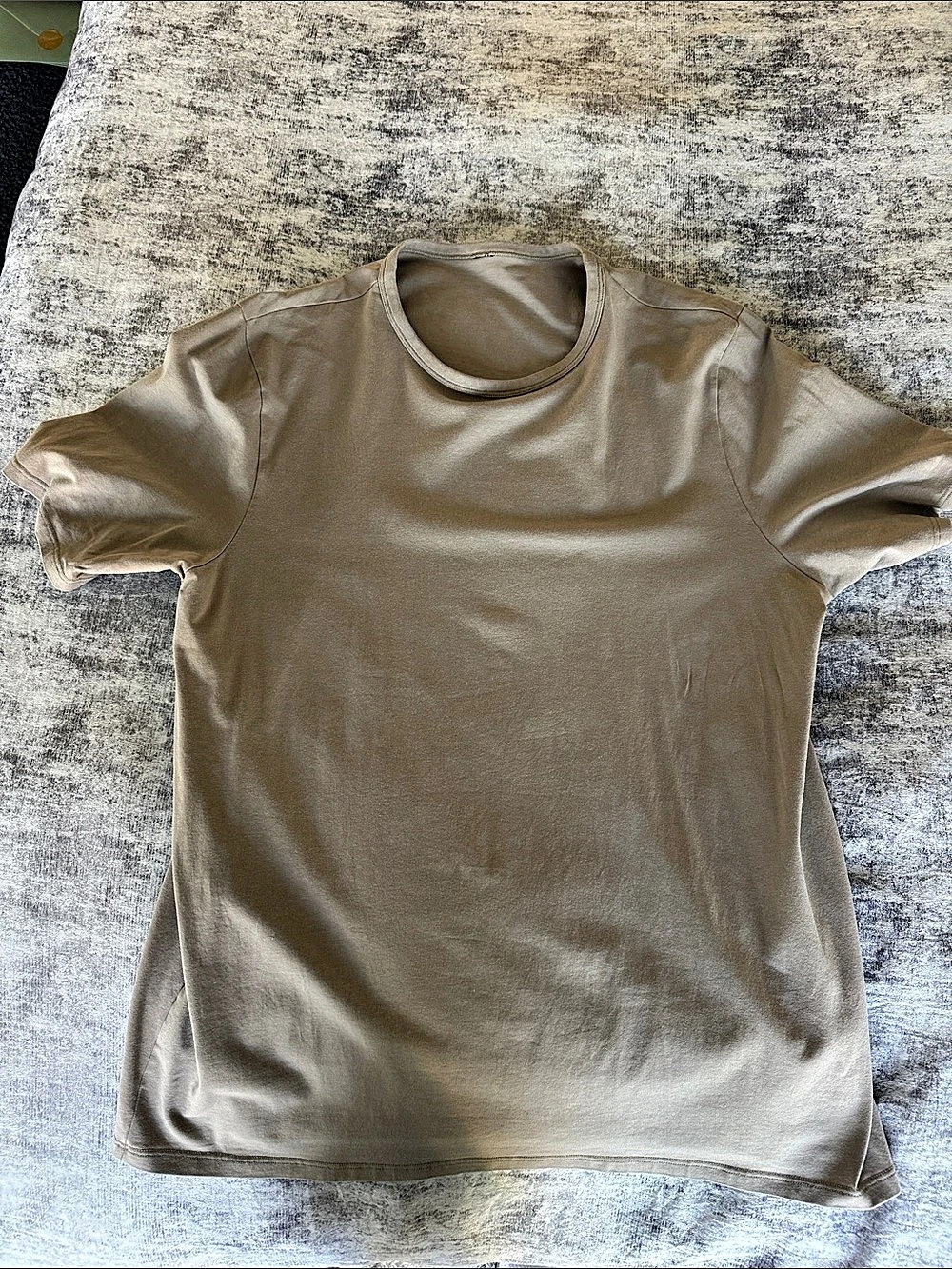 lululemon athletica Short Sleeve Tee in Tan